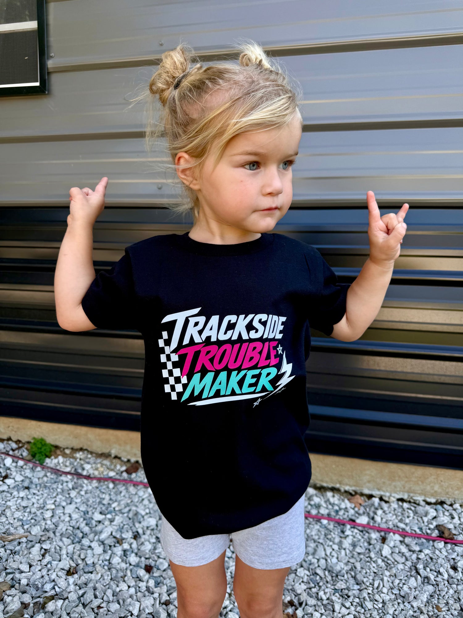 Trackside Trouble Maker Tee